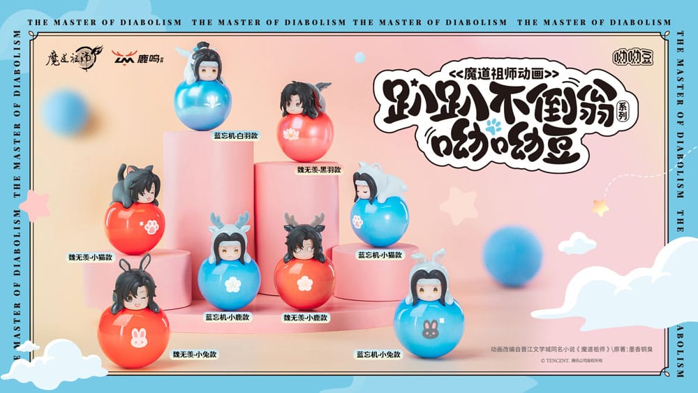 Grandmaster of Demonic Cultivation Yura Yura Mascot Mini-Figuren 5 cm Display (6)