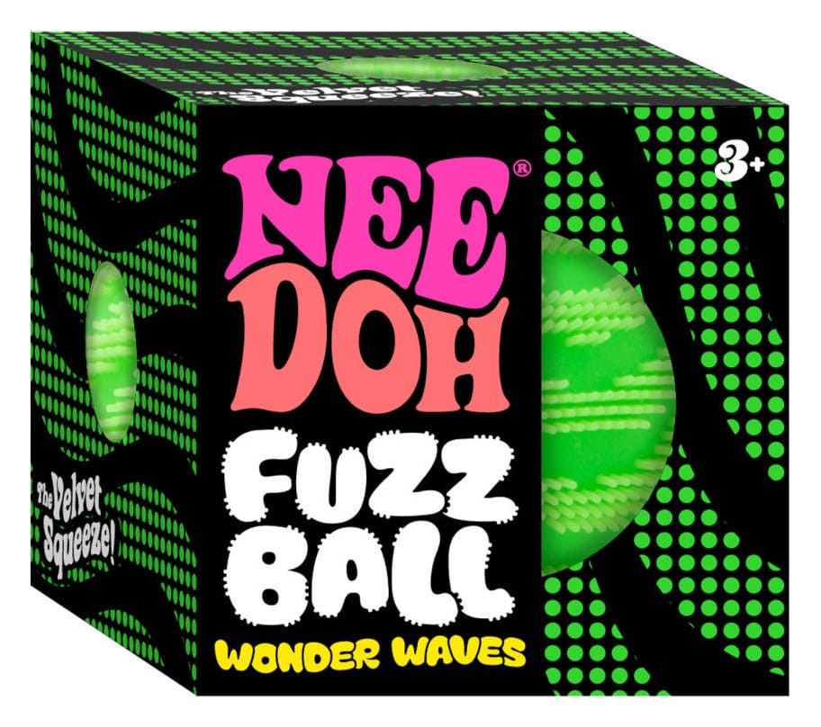NeeDoh Anti-Stress-Ball Fuzz Ball Wonder Waves 6 cm Sortiment (12)