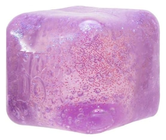 NeeDoh Anti-Stress-Ball Nice Cube Glitter & Glow 5 cm Sortiment (12)