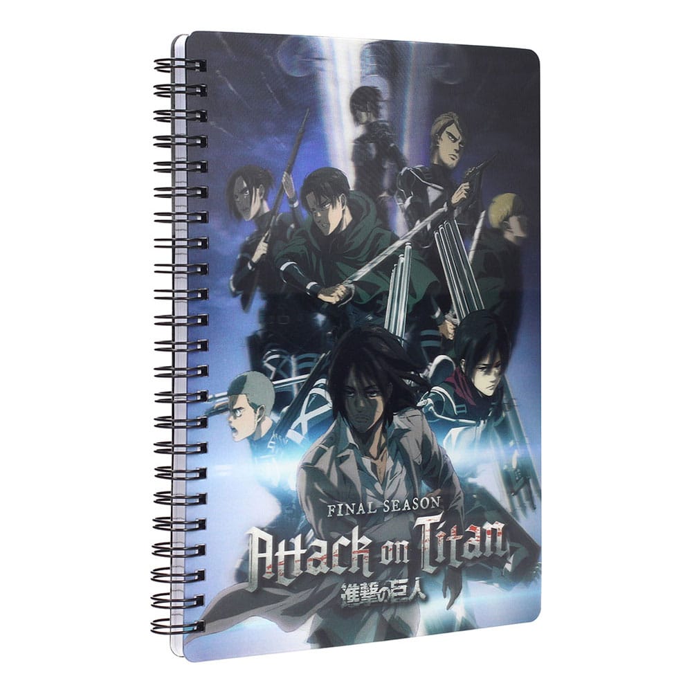 Attack on Titan Notizbuch mit 3D-Effekt Group
