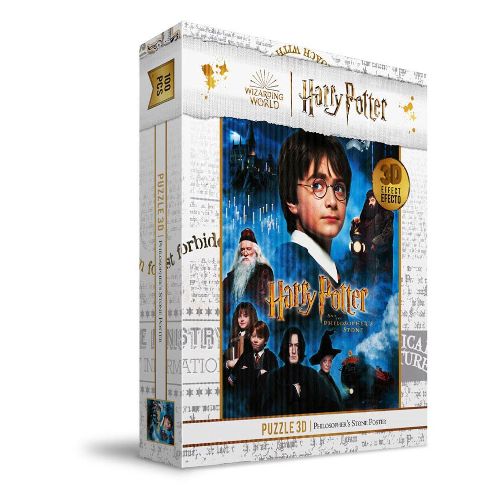 Harry Potter Puzzle mit 3D-Effekt Philosopher's Stone Poster (100 Teile)