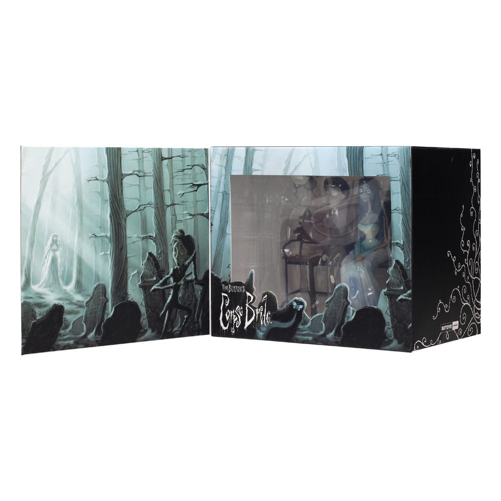 Corpse Bride Geschenkbox Figur & Schlüsselanhänger Victor & Emily