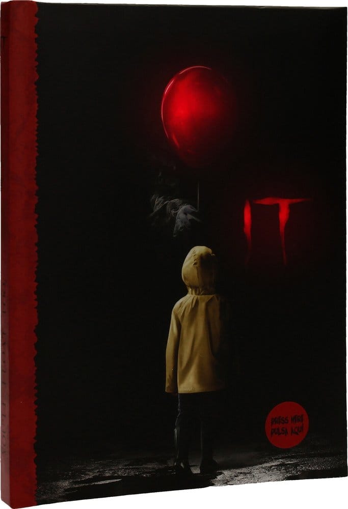 Es Leuchtendes Notizbuch & Metall-Schlüsselanhänger Geschenkset 21 cm