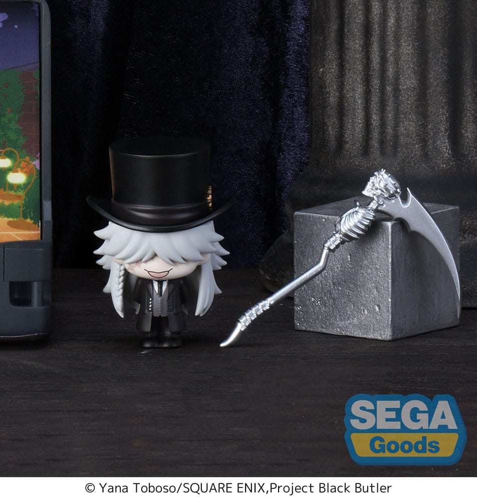 Black Butler: Boarding School Arc Petite World Memories Mini Figur Undertaker (EX) 8 cm