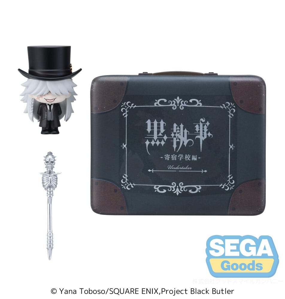 Black Butler: Boarding School Arc Petite World Memories Mini Figur Undertaker (EX) 8 cm