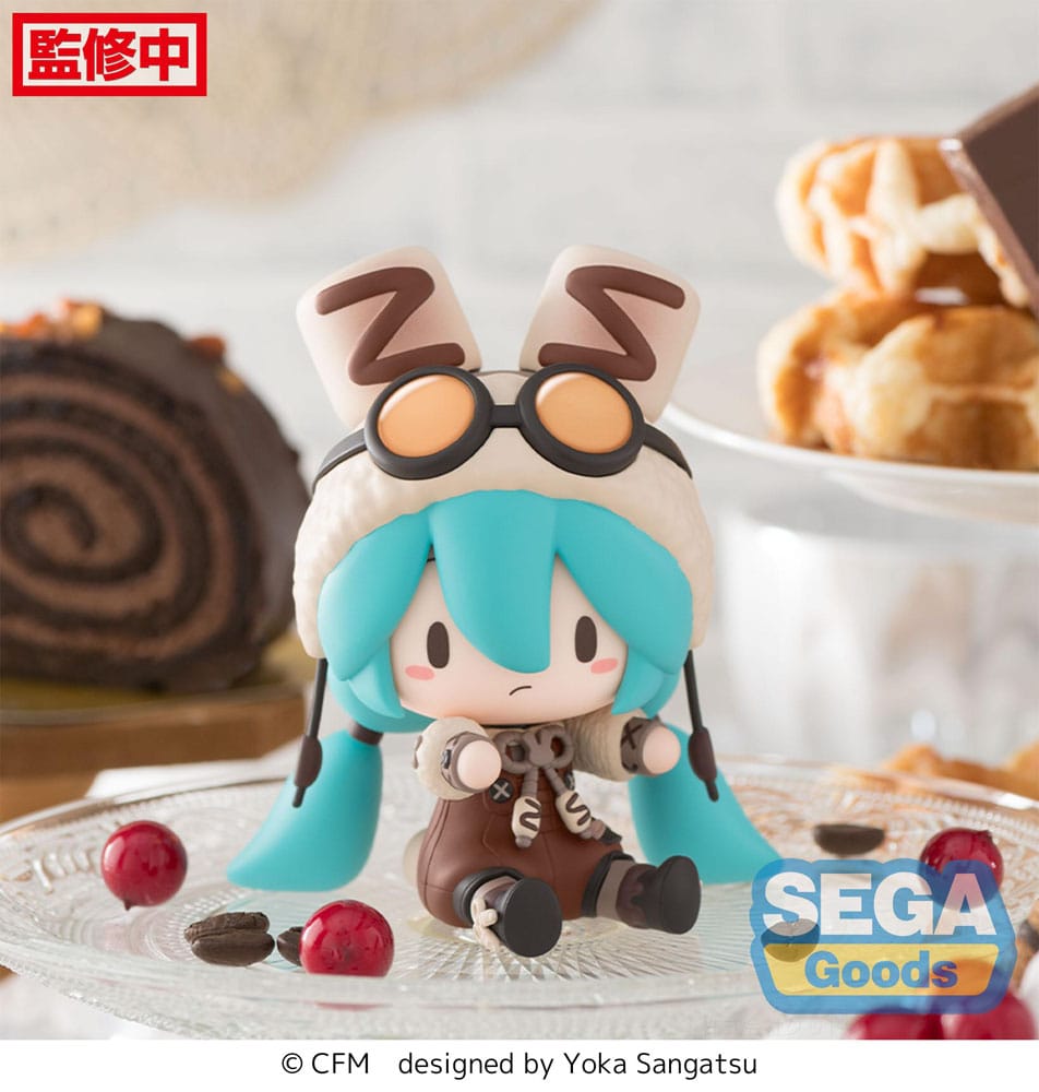 Character Vocal Series 01: Hatsune Miku Fuwa Petit Chibi Figur Hatsune Miku Marshmallow Hot Cocoa 10 cm