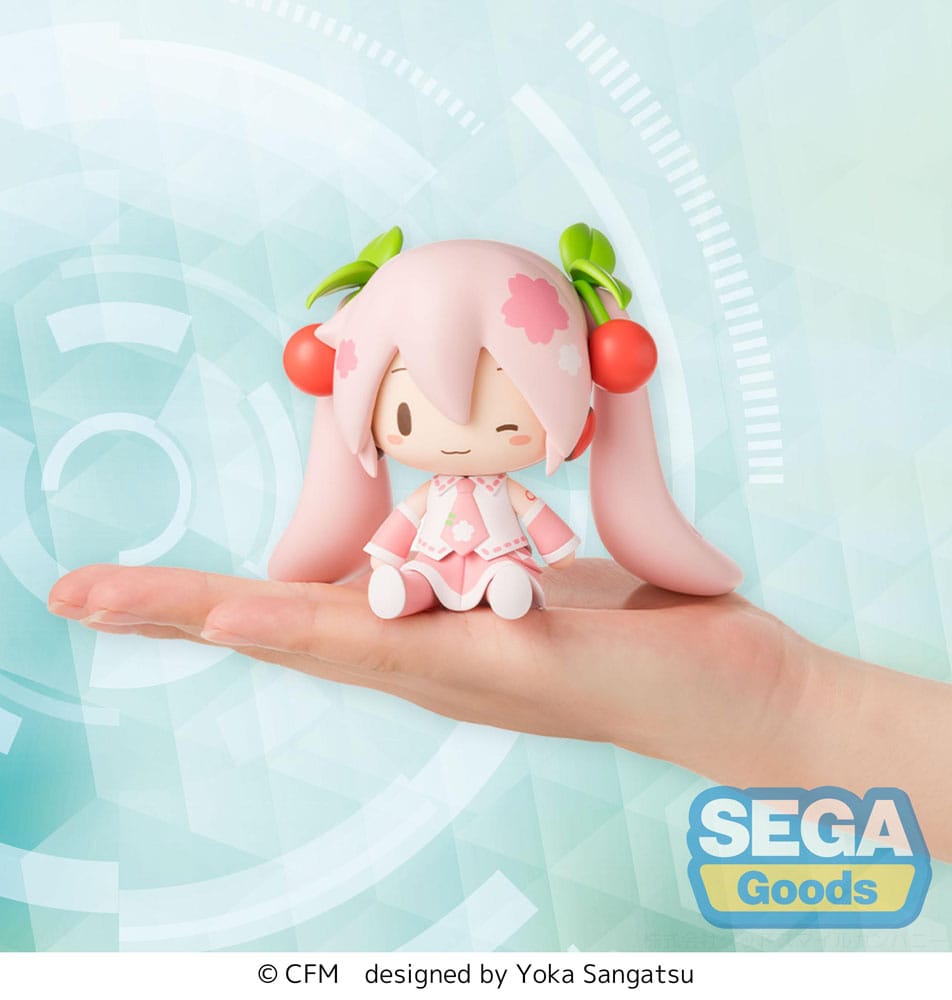 Character Vocal Series 01: Hatsune Miku Fuwa Petit Chibi Figur Sakura Miku 8 cm