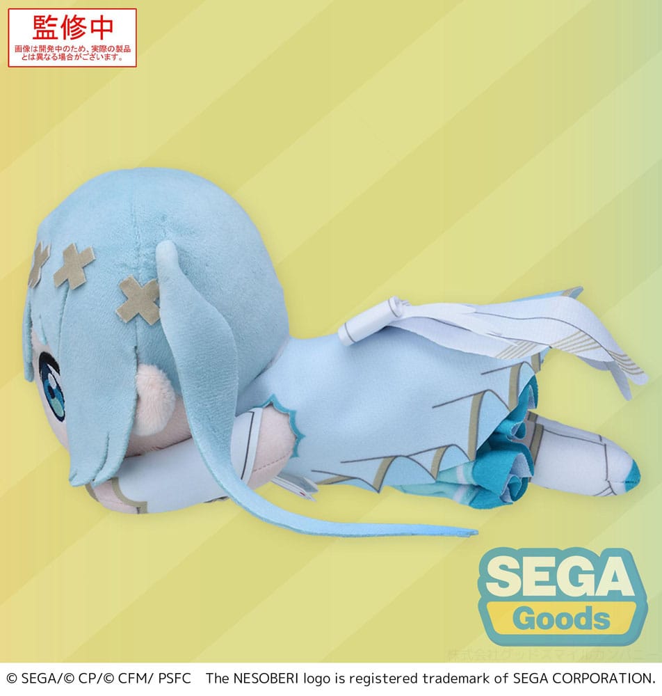 COLORFUL STAGE! The Movie: A Miku Who Can't Sing Nesoberi Lay-Down Plüschfigur Hatsune Miku Unshuttered Sekai 16 cm