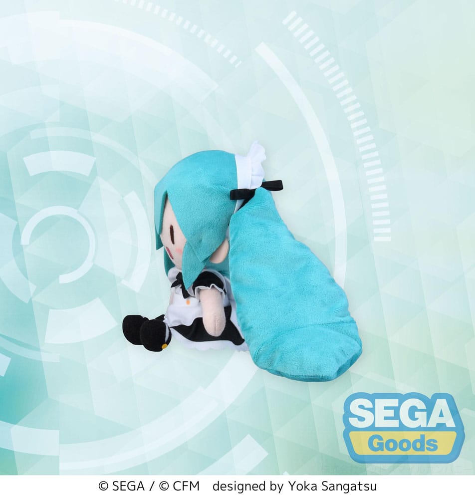 Hatsune Miku Project Diva Arcade Fuwa Petit Mini Plüschfigur Hatsune Miku Maid Ver. (EX) 16 cm