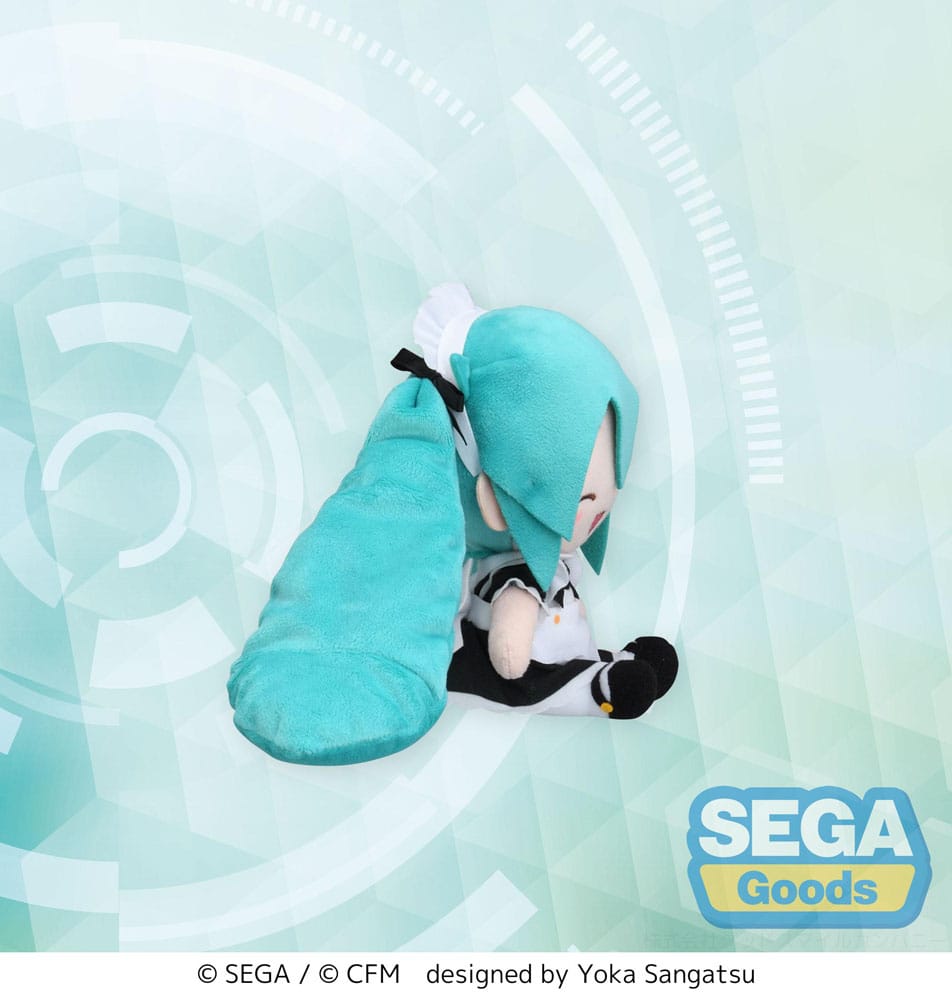 Hatsune Miku Project Diva Arcade Fuwa Petit Mini Plüschfigur Hatsune Miku Maid Ver. (EX) 16 cm