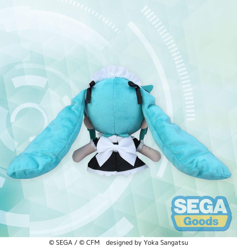 Hatsune Miku Project Diva Arcade Fuwa Petit Mini Plüschfigur Hatsune Miku Maid Ver. (EX) 16 cm