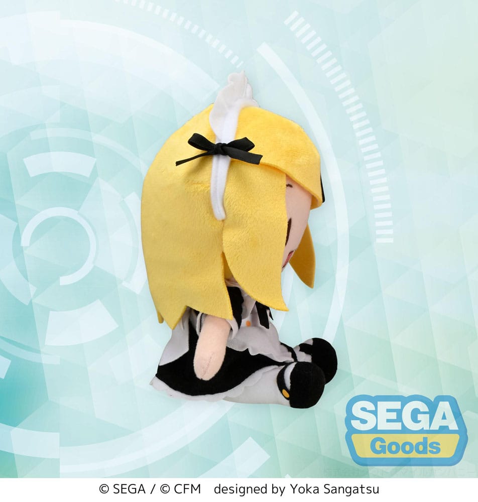 Hatsune Miku: Project DIVA Arcade Future Tone Fuwa Petit Plüschfigur Kagamine Rin Maid Ver. (EX) 16 cm