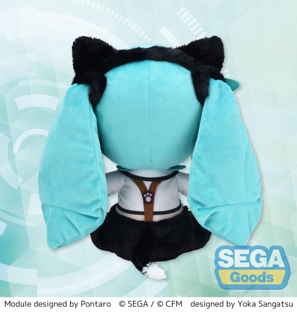 Hatsune Miku Project Diva Arcade Future Tone Fuwa Petit Plüschfigur Hatsune Miku Kitty Cat LL 30 cm