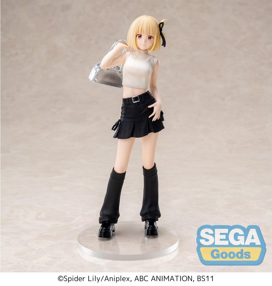 Lycoris Recoil High Premium Figure PVC Figur Chisato Nishikigi Street Snap 20 cm