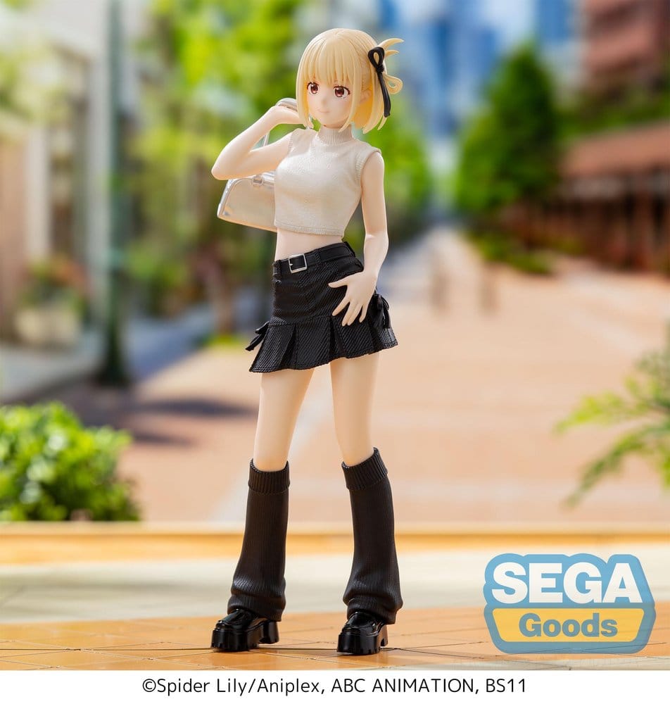 Lycoris Recoil High Premium Figure PVC Figur Chisato Nishikigi Street Snap 20 cm