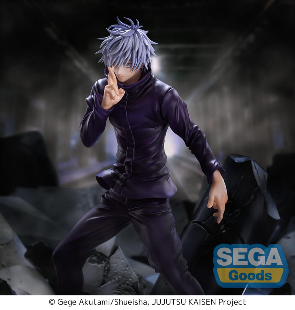 Jujutsu Kaisen Figurizm Luminasta PVC Statue Shibuya Incident Satoru Gojo Unlimited Void 21 cm