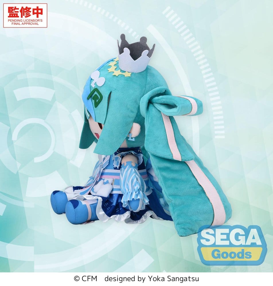 Character Vocal Series 01: Hatsune Miku Fuwa Petit Plüschfigur Hatsune Miku LAWSON 50th Anniversary Special LIVE L 30 cm