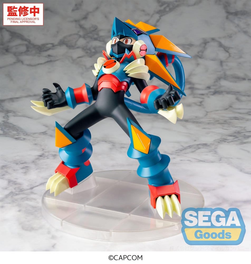 Mega Man Battle Network Luminasta PVC Figur Mega Man Gregar Beast 17 cm