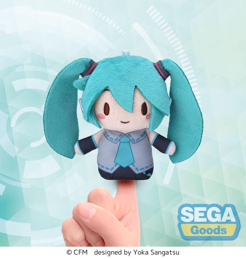 Hatsune Miku Fuwa Petit Plüschfigur Finger Mascot 10 cm