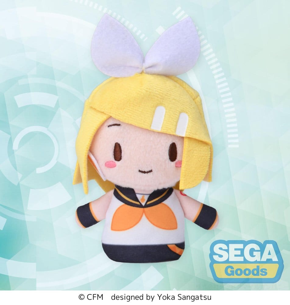Kagamine Rin & Len Fuwa Petit Plüschfigur Kagamine Rin Finger Mascot 10 cm