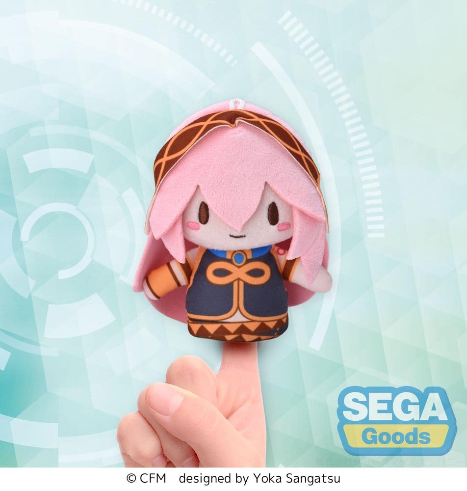 Megurine Luka Fuwa Petit Plüschfigur Finger Mascot 10 cm