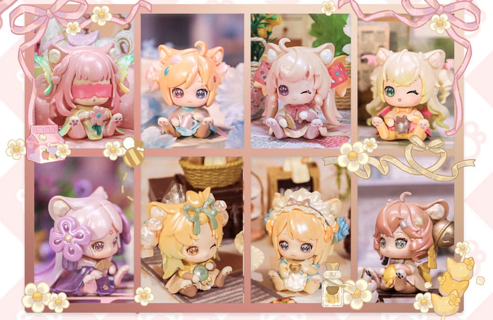 Original Character Sammelfiguren Cat Nizizi-Kitten Agency 7 cm Sortiment (8)