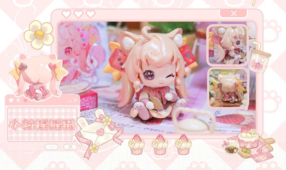 Original Character Sammelfiguren Cat Nizizi-Kitten Agency 7 cm Sortiment (8)