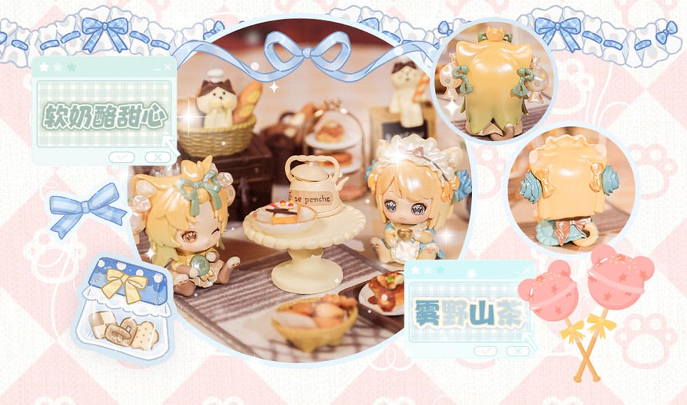 Original Character Sammelfiguren Cat Nizizi-Kitten Agency 7 cm Sortiment (8)