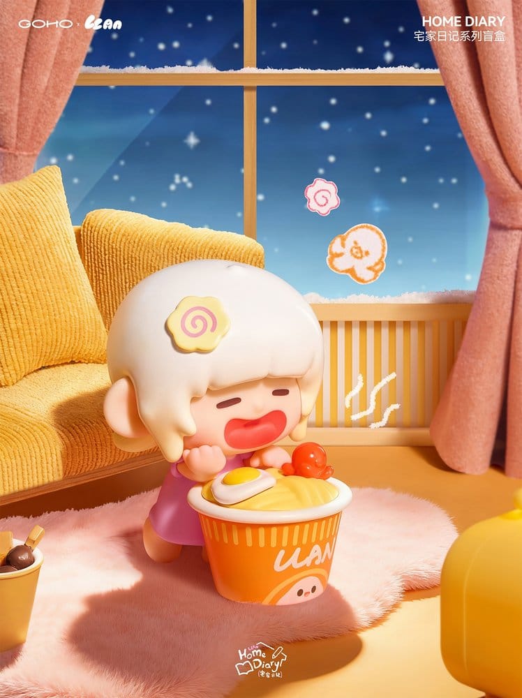 Original Character Sammelfiguren Blind Box 8er-Set Lazy Home Diary 9 cm