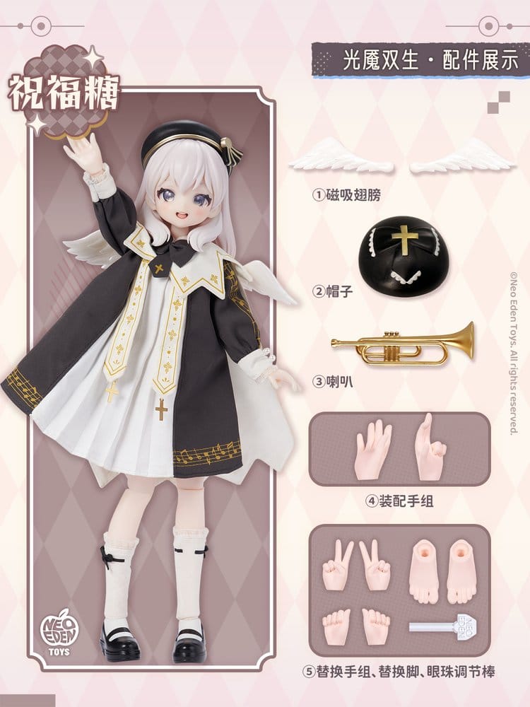 Original Character Sammelfiguren Unveiled Door Key Spirit Series BJD Doll Blind Box 22 cm Sortiment (6)