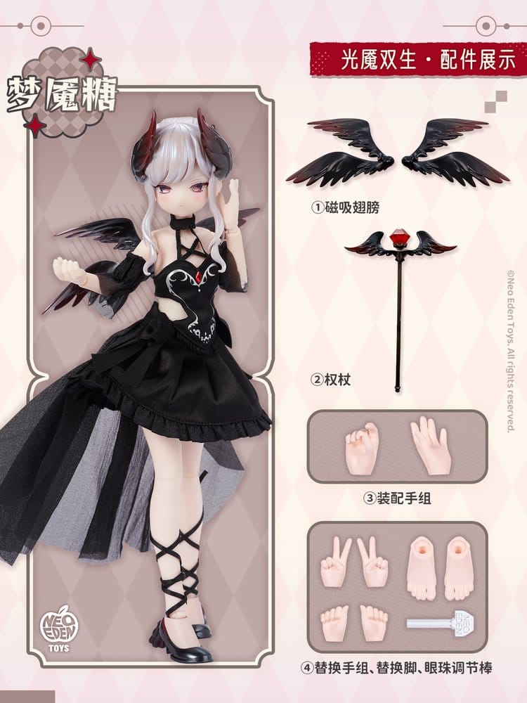 Original Character Sammelfiguren Unveiled Door Key Spirit Series BJD Doll Blind Box 22 cm Sortiment (6)