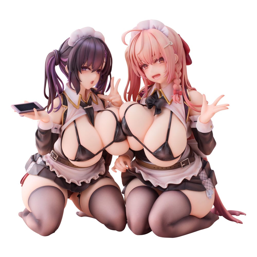Original Character PVC Statuen 1/5 2er-Set Koho Miya & Otsuhane Fuwari illustration by Ninoude 18 cm