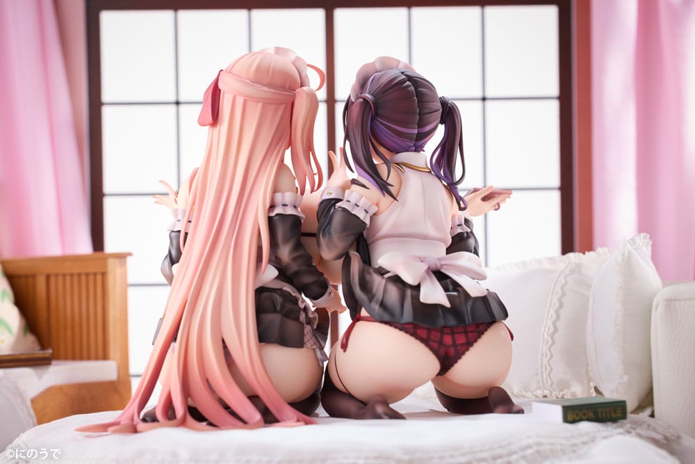 Original Character PVC Statuen 1/5 2er-Set Koho Miya & Otsuhane Fuwari illustration by Ninoude 18 cm