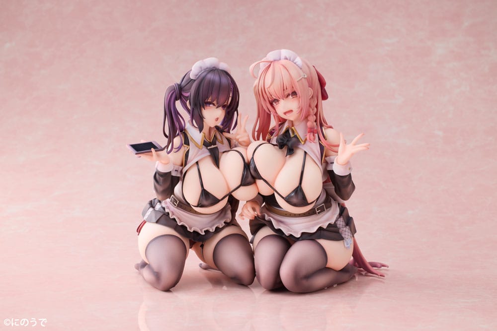 Original Character PVC Statuen 1/5 2er-Set Koho Miya & Otsuhane Fuwari illustration by Ninoude 18 cm