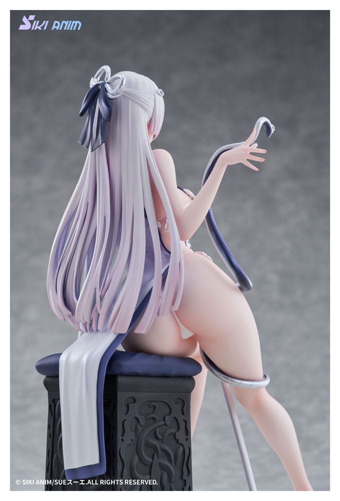 Original Character PVC Statue 1/7 The Color of the Blue - White Snake Normal Edition 20 cm