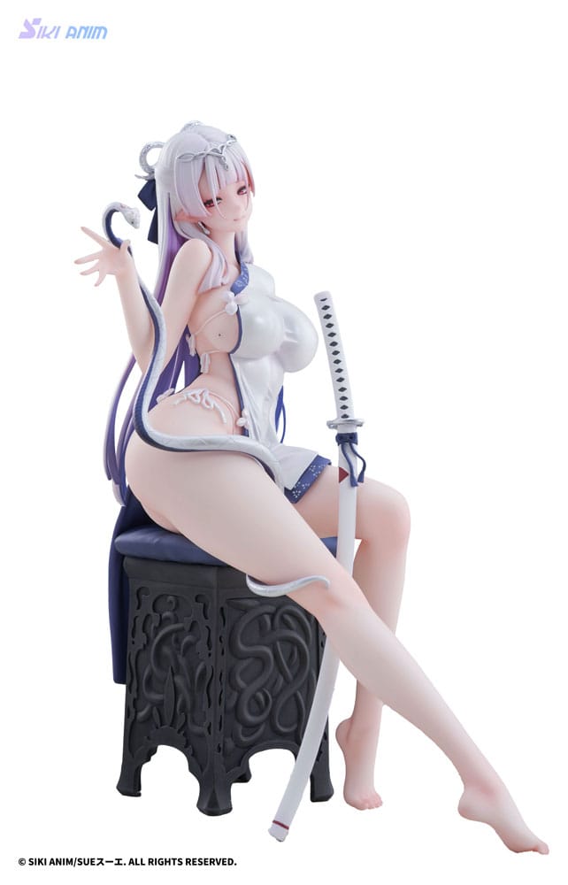 Original Character PVC Statue 1/7 The Color of the Blue - White Snake Normal Edition 20 cm