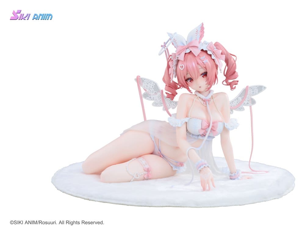 Original Character PVC Figur 1/4 White Rabbit Rosu Angel Ver. Illustrated by Rosuuri 23 cm