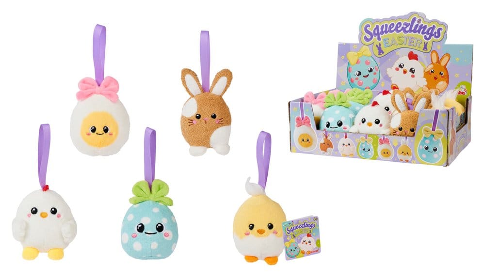 Squeezlings Plüschfigur 5er-Pack Display (20)