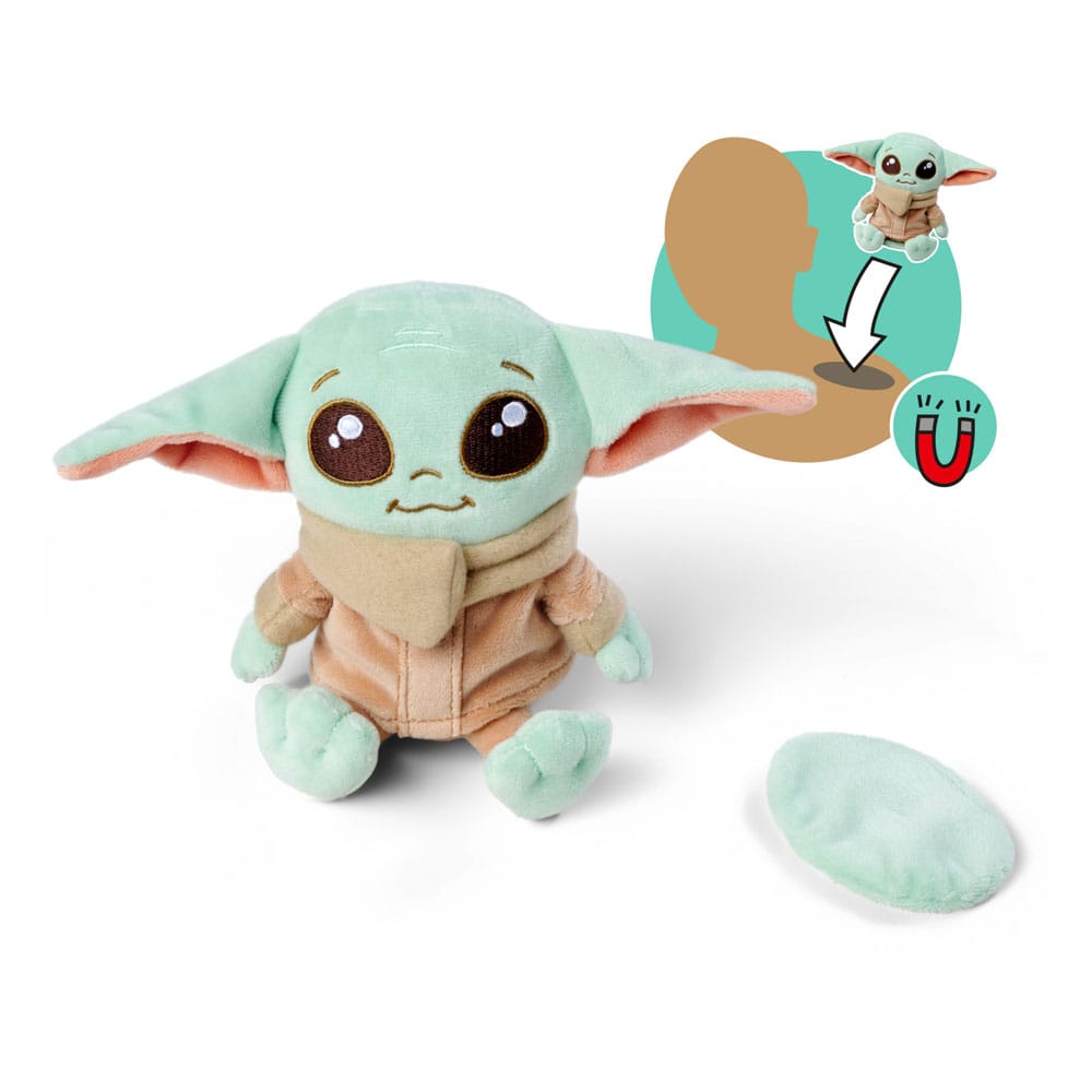 Star Wars The Mandalorian Plüschfigur Grogu Shoulder Rider 12 cm