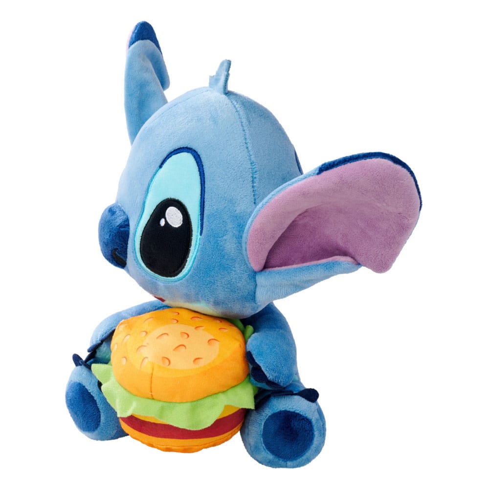 Lilo & Stitch Plüschfigur Stitch mit Burger 25 cm