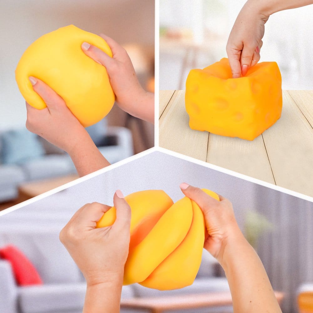 Squishy Dehnbare Figur Käse 9 cm Display (12)