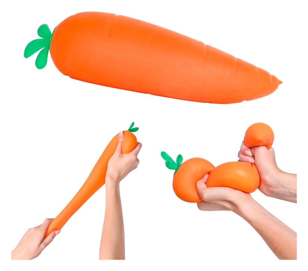Squishy Dehnbare Figur Karotte 28 cm Display (6)
