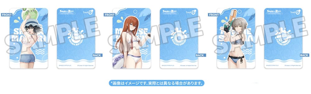 Steins Gate PVC Statuen 3er-Set 1/7 Suzuha Amane, Kurisu Makise, Mayuri Shiina Swimsuit Ver.