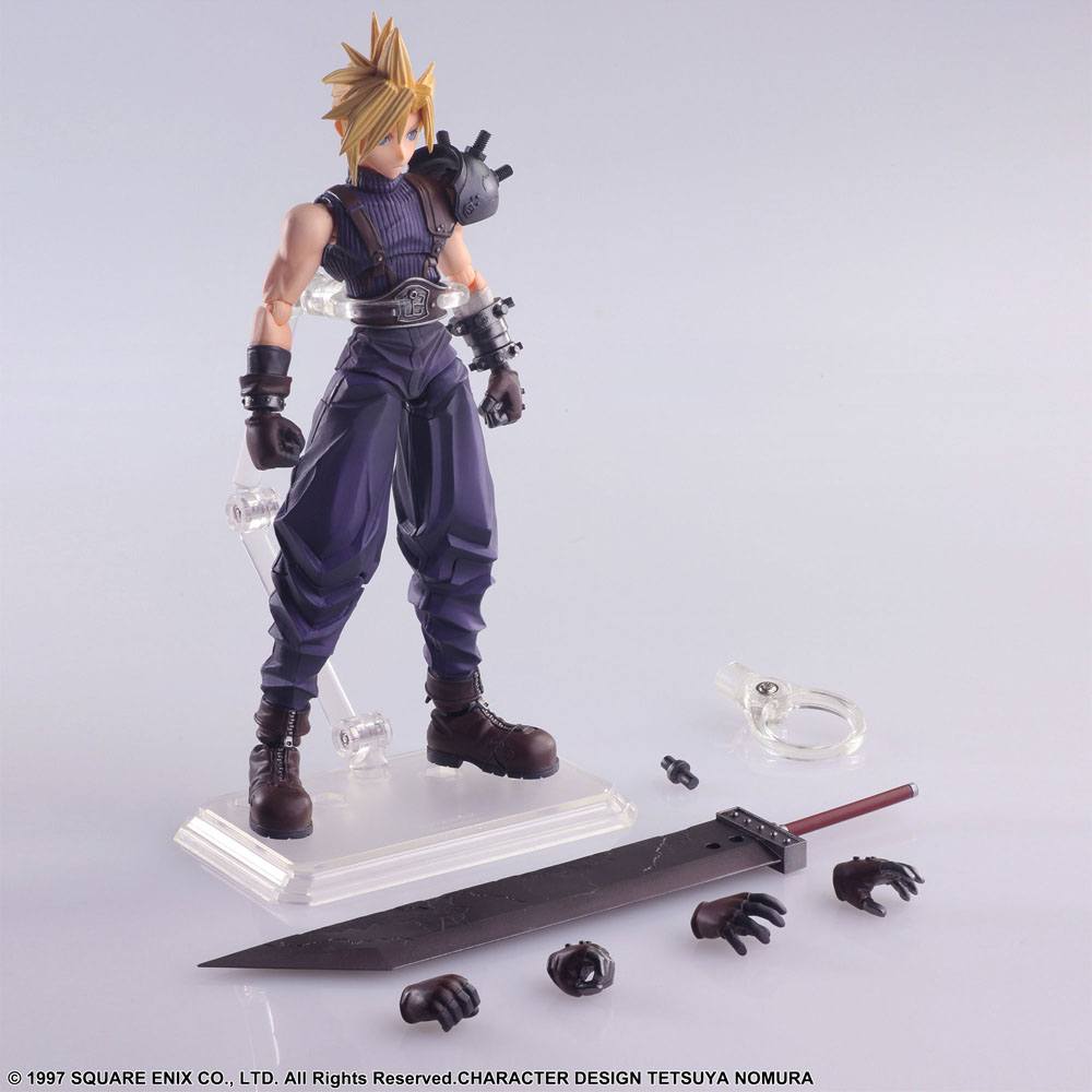 Final Fantasy VII Bring Arts Actionfigur Cloud Strife 15 cm