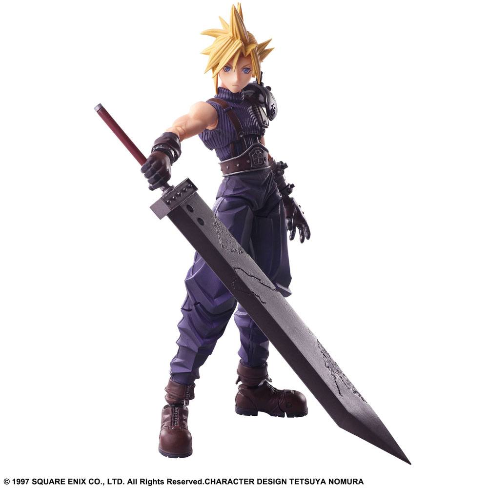 Final Fantasy VII Bring Arts Actionfigur Cloud Strife 15 cm