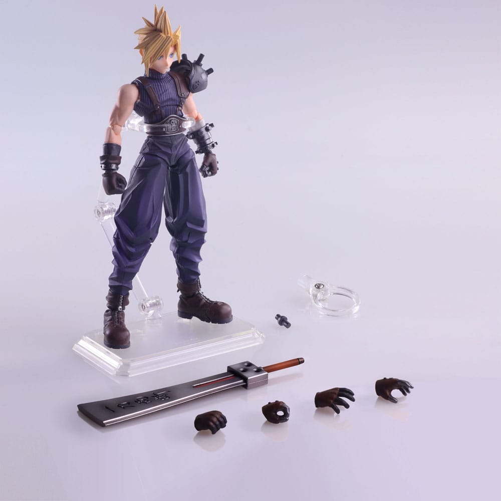 Final Fantasy VII Bring Arts Actionfigur Cloud Strife Hardedge Ver. 15 cm
