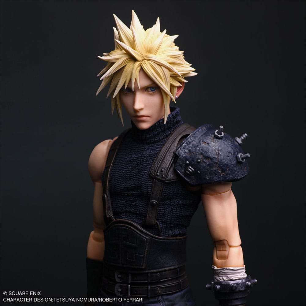Final Fantasy VII Rebirth Play Arts Shin Actionfigur Cloud Strife 27 cm