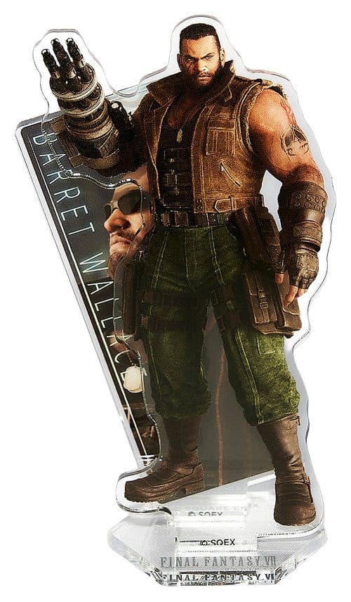 Final Fantasy VII Rebirth Acryl Ständer Barret Wallace 10 cm