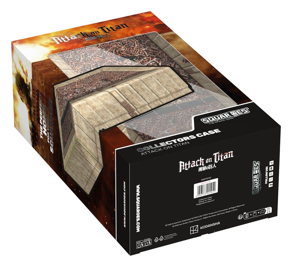 Squaroes Squaroe Attack on Titan Collectors Case - Shiganshina District