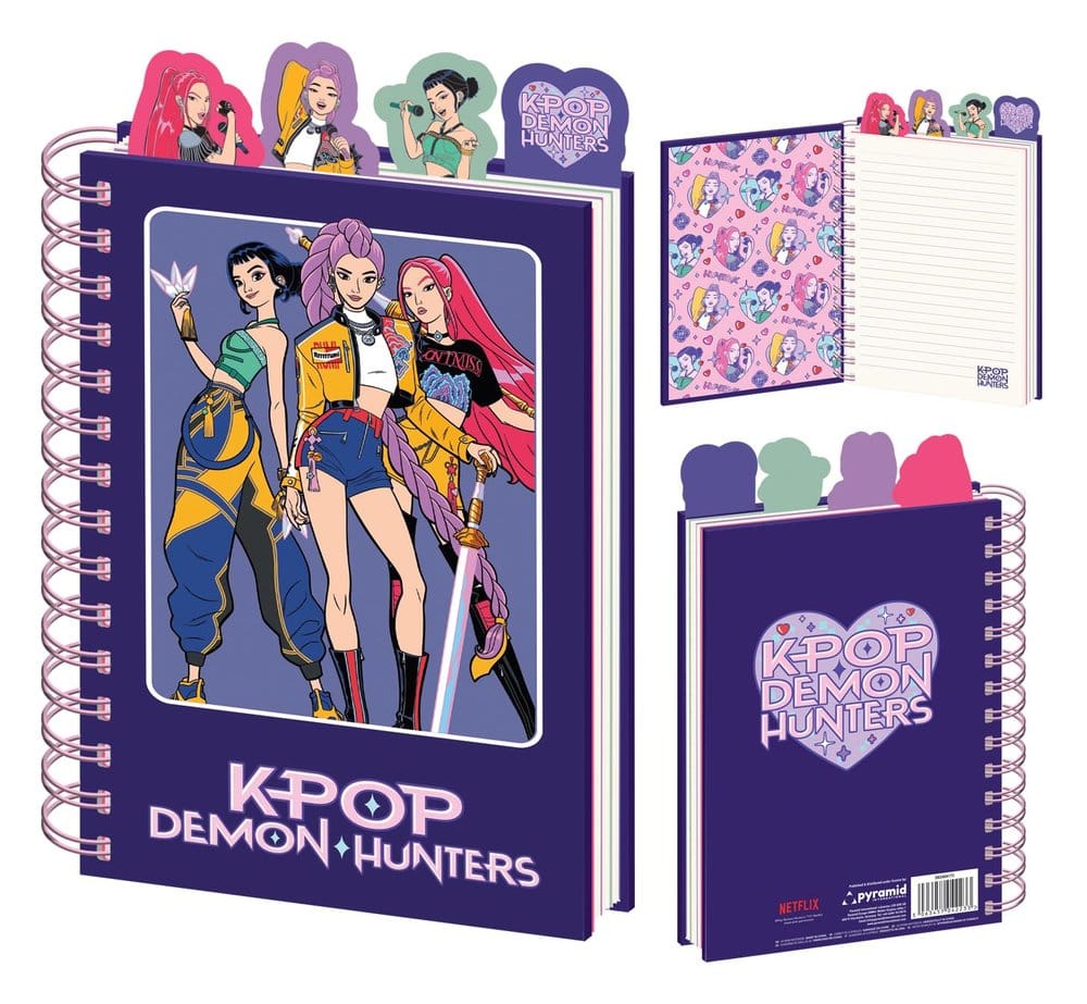 KPop Demon Hunters Project-Notizbuch A5 Hunter/X Display (10)